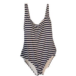 Tommy Bahama Womens One Piece Swimsuit Swim Size 14 Black White Beach  Nylon